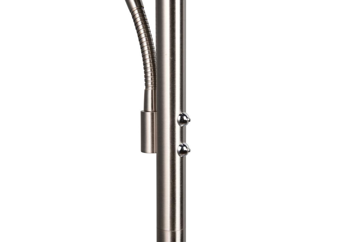 LED-Stehleuchte 449510207 Willis - Nickelfarben, Design, Metall (40/180cm) - Trio Leuchten