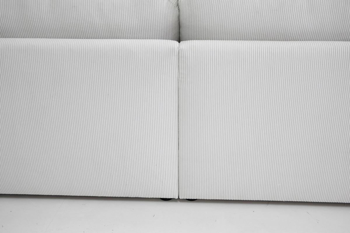 Bigsofa Savona Cord Creme, 260x111cm - Creme, Trend, Textil (260/77/111cm) - Luca Bessoni