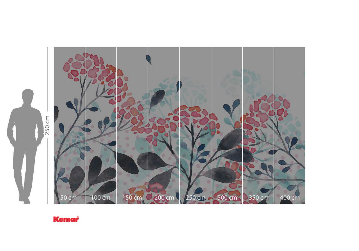 Vliestapete Summer Breath - Multicolor, Basics (400/250cm) - Komar