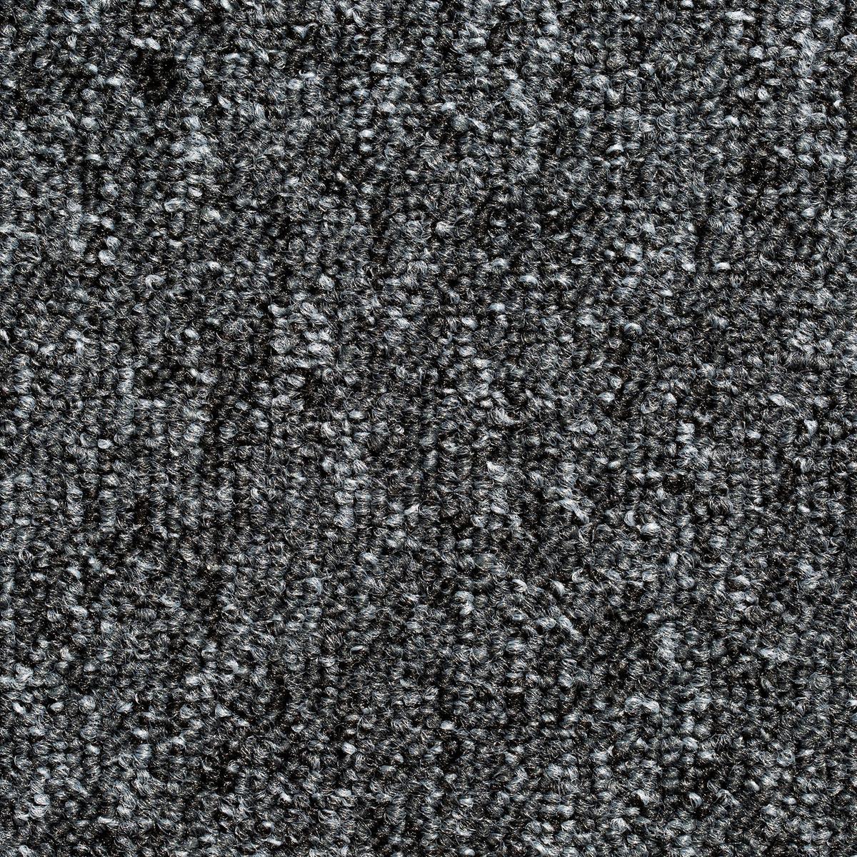 Teppichfliese Anthrazit Mustang 50x50 Cm Florhöhe 3 Mm - Anthrazit, Basics, Textil (50/50cm)