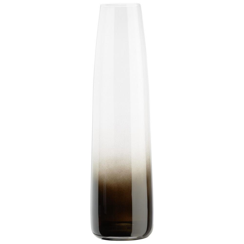 Fotografia produktu: Váza Ombre, V: 70cm, číra, čierna, 70 cm