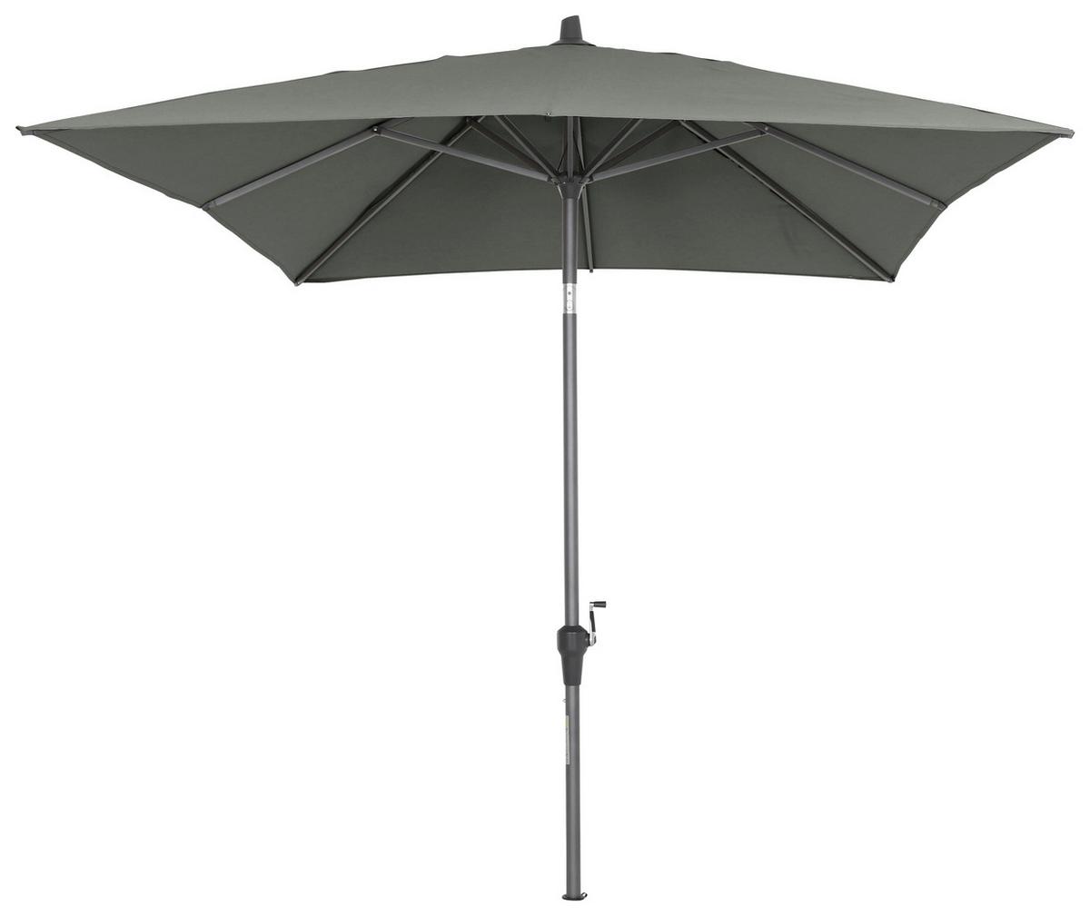 Sonnenschirm BxHxT 300x256x200 cm Anthrazit/Olivgrün - Anthrazit/Olivgrün, KONVENTIONELL, Textil/Metall (300/200cm) - Siena Garden