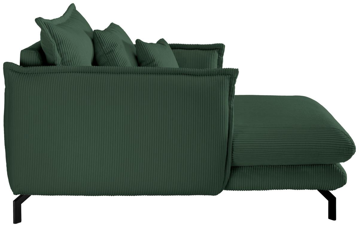 Xxl-sessel Lava Grün B: 111 Cm - Schwarz/Grün, MODERN, Textil (111/101/167cm) - Livetastic