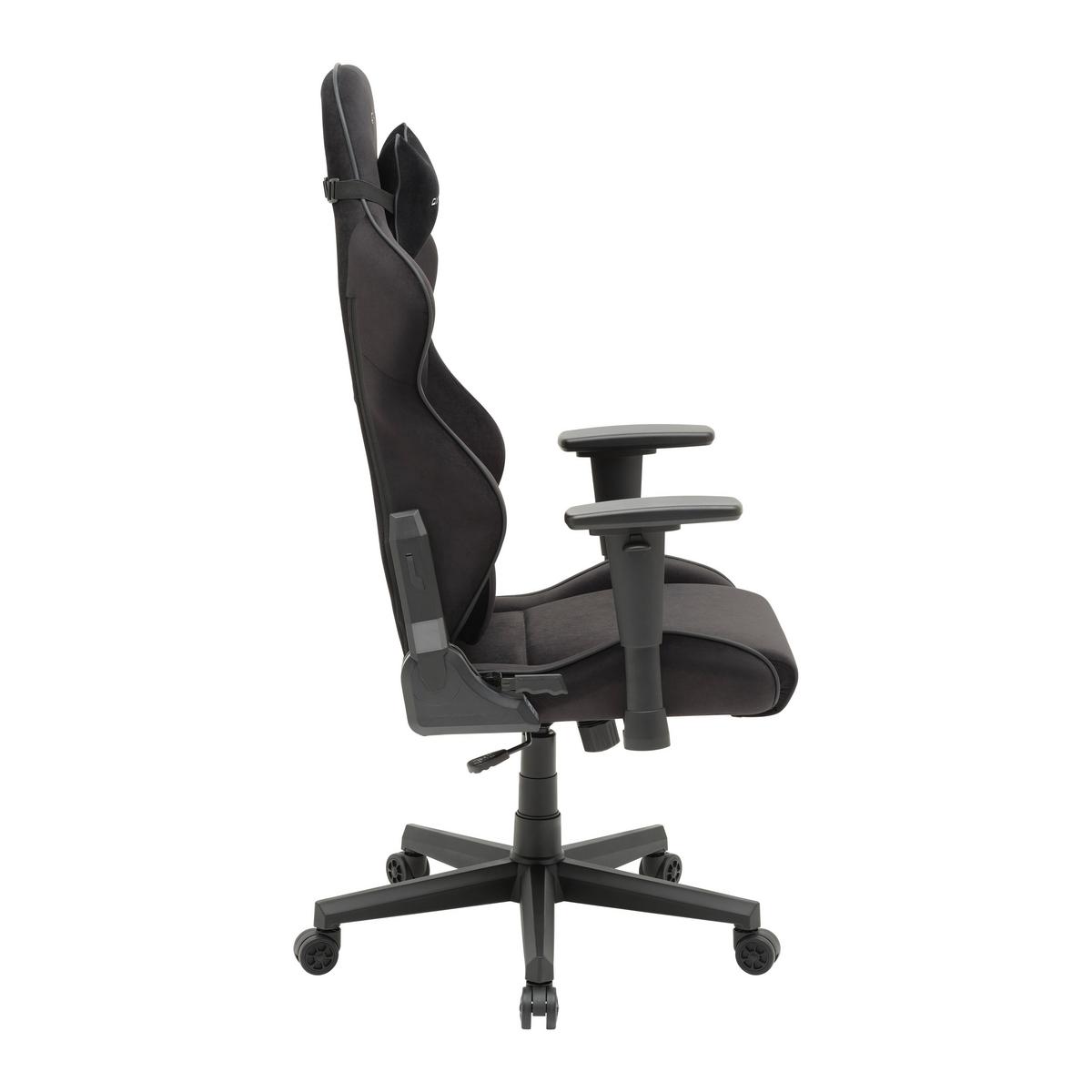 Herná stolička GLADIATOR - čierna, Modern, textil/plast (70/126/70cm) - Dxracer