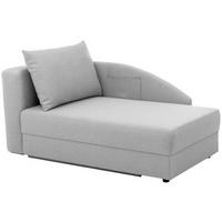 Recamiere Tobi L: 154cm Rechts Hellgrau Mit Bettkasten - Hellgrau, Design, Textil (154/86/93cm) - Max Winzer