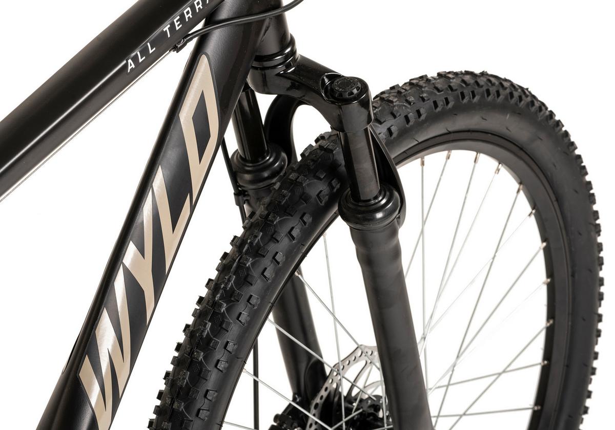 Mountainbike 403m - Schwarz, KONVENTIONELL, Metall (25/140/60cm)