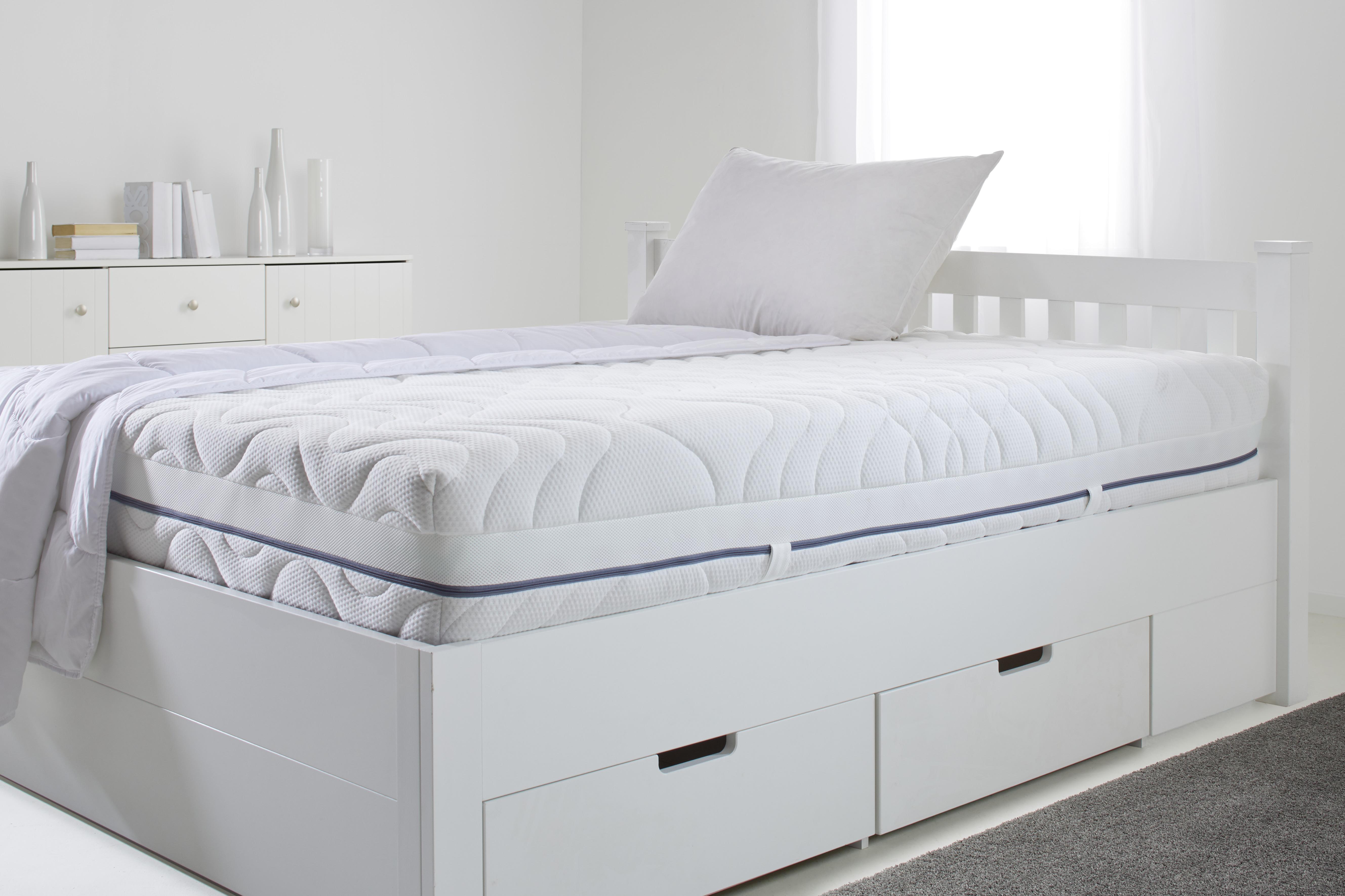 Matrace Z Pur Pěny 140x200 Cm - bílá, textil (140/200cm) - Bessagi Home