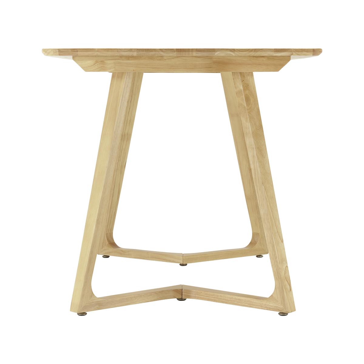 Jídelní stůl COLIN 140 - přírodní barvy, Moderní, dřevo (140/75/80cm) - Bessagi Home
