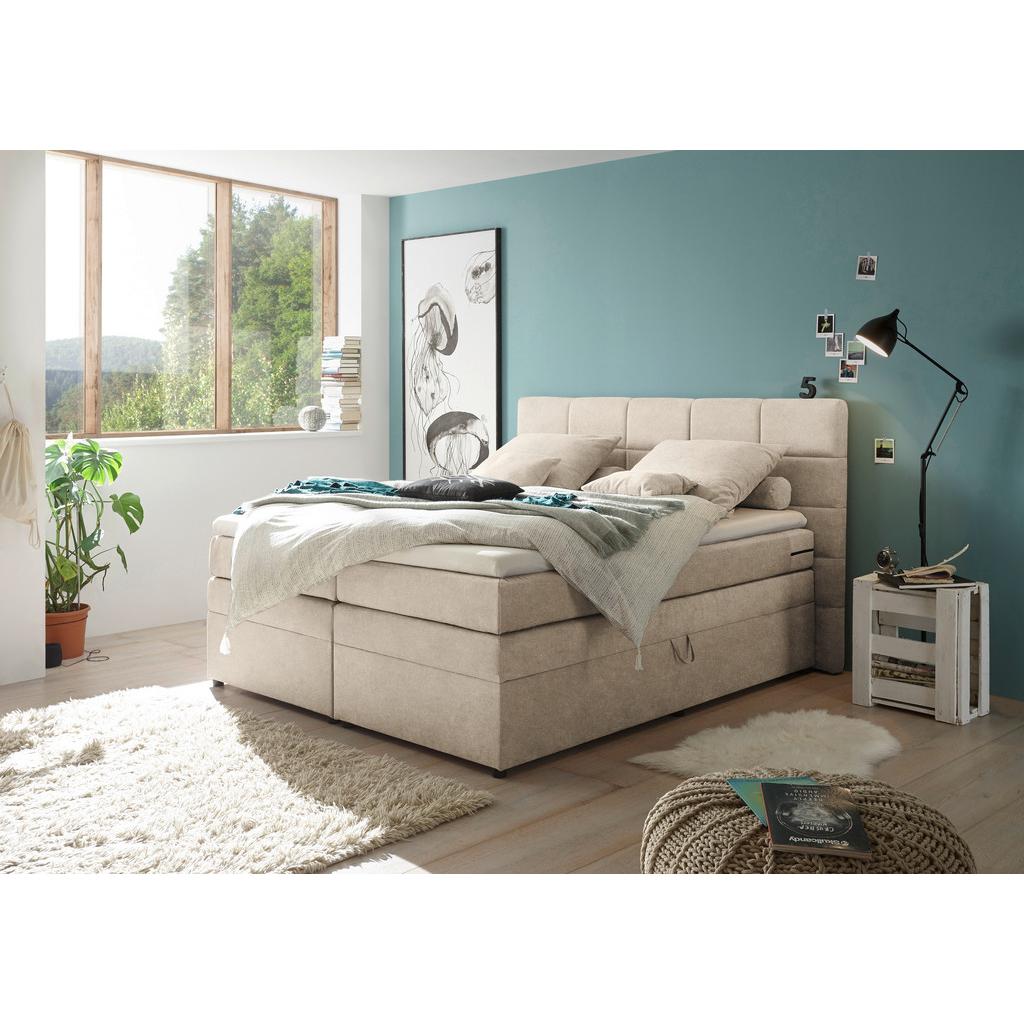 Boxspringbett mit Topper & Bettkasten 180x200 Tacoma 3