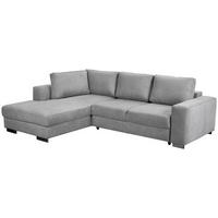 Ecksofa mit Schlaffunktion Olifant, Webstoff - Hellgrau, MODERN, Holz (203/68/283cm) - Ondega