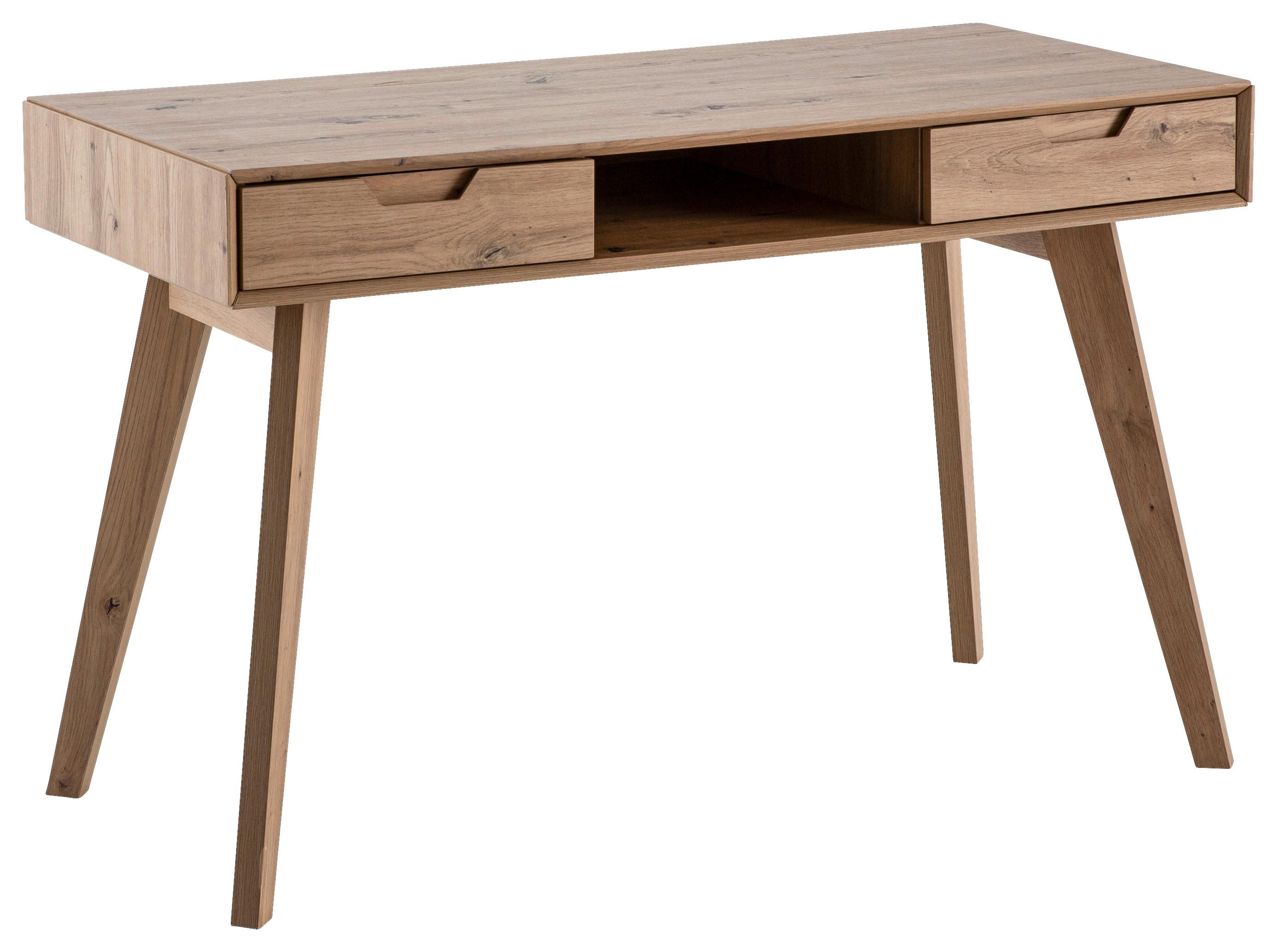 Schreibtisch Eichefarben Dekor L: 120 cm - Eichefarben, Design, Holz/Holzwerkstoff (120/55/77cm) - MID.YOU