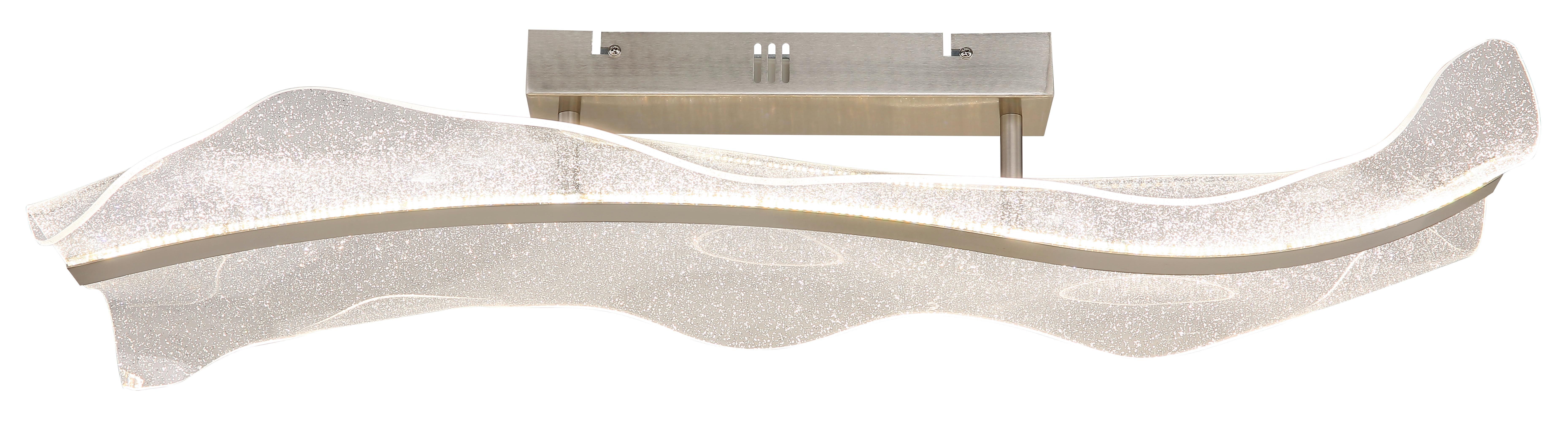 Led-deckenleuchte 68294d - Klar, Design, Kunststoff/Metall (80/30/18cm) - Globo