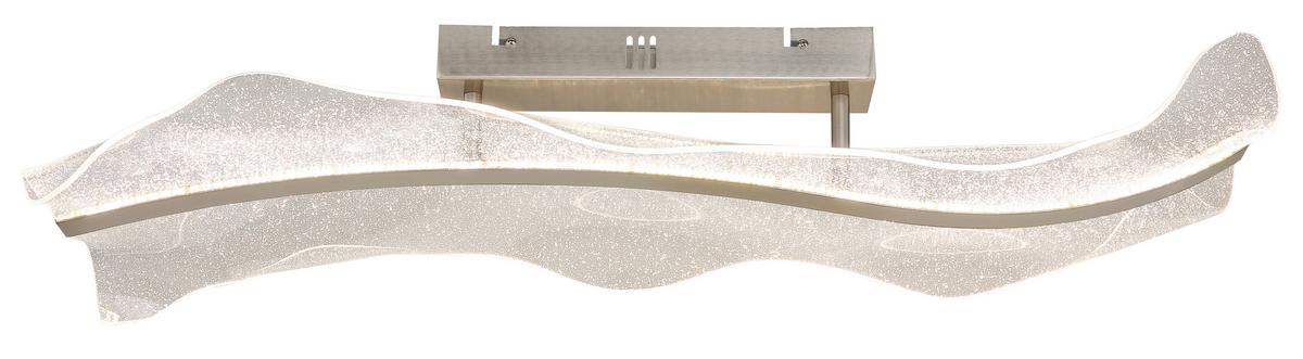 Led-deckenleuchte 68294d - Klar, Design, Kunststoff/Metall (80/30/18cm) - Globo