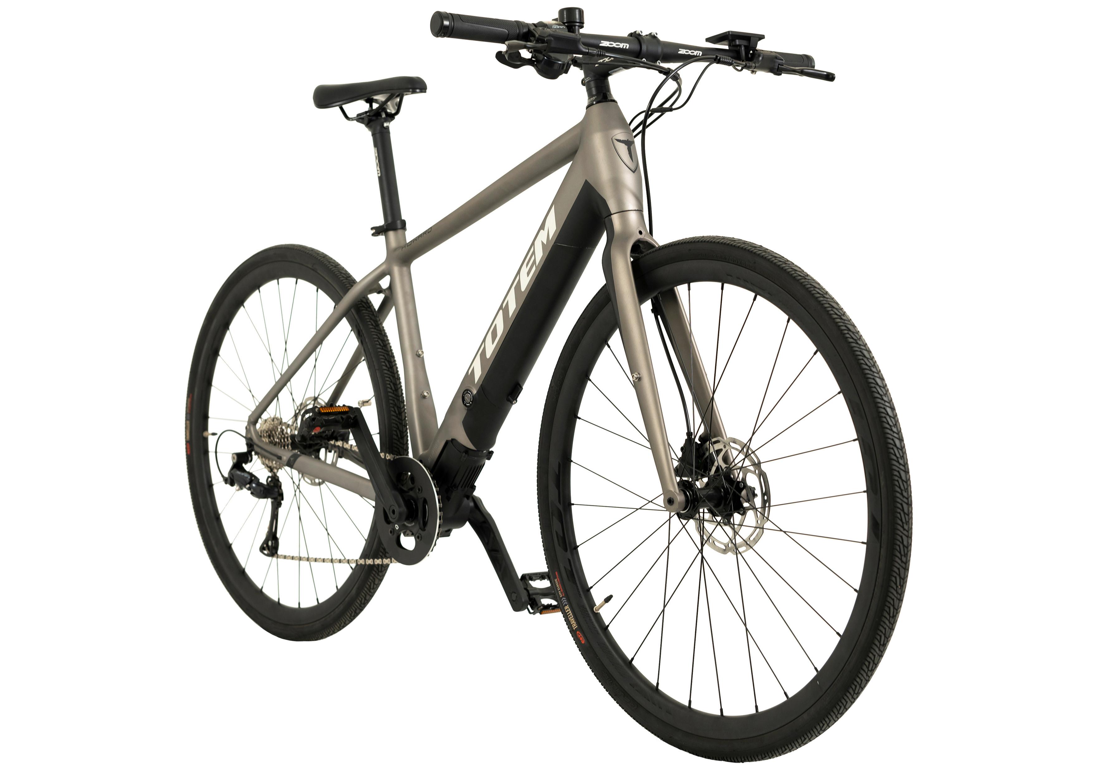 Elektrofahrrad Totem Urban Platin - Hellgrau, Basics, Metall (180/70/100cm)