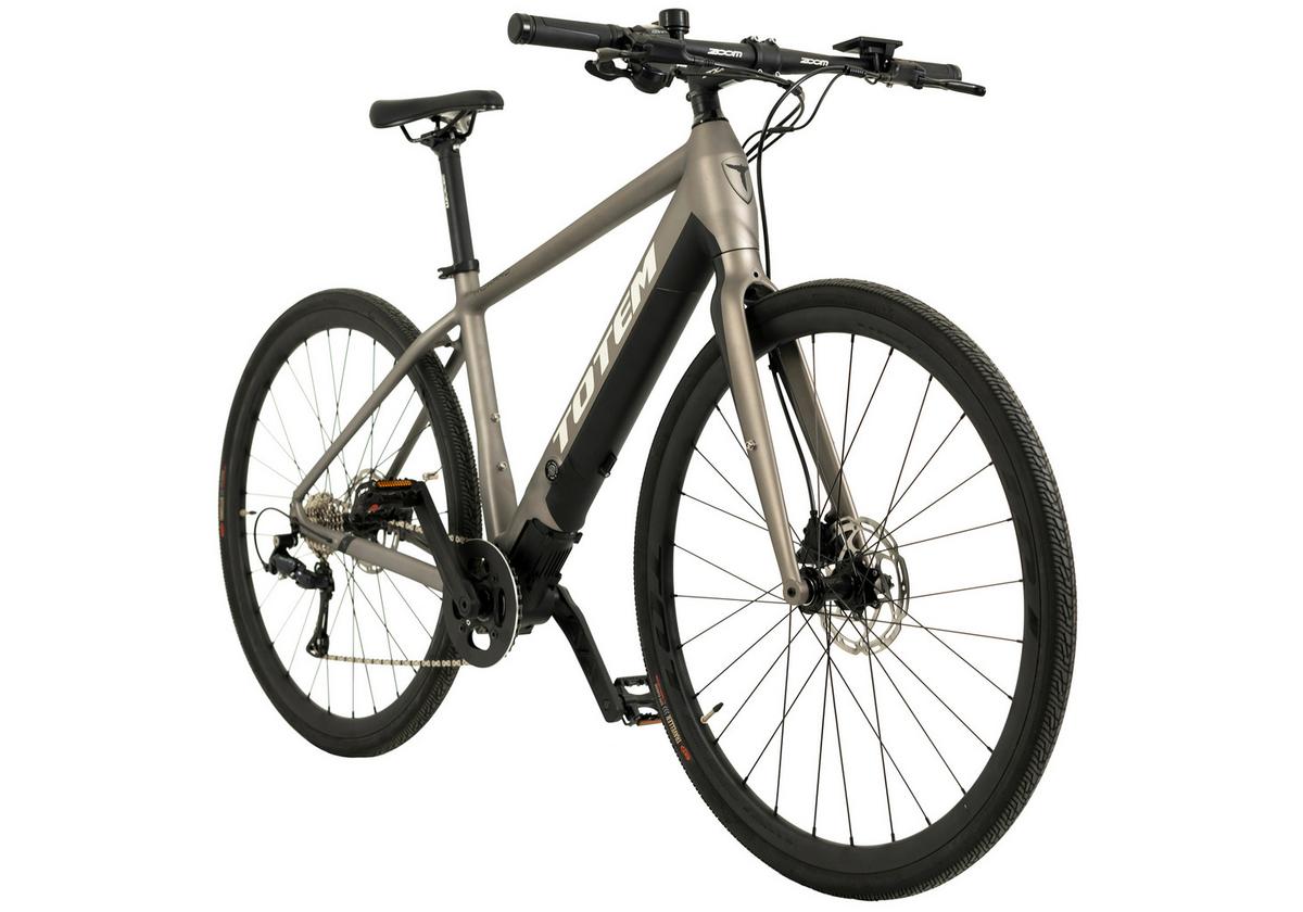 Elektrofahrrad Totem Urban Platin - Hellgrau, Basics, Metall (180/70/100cm)