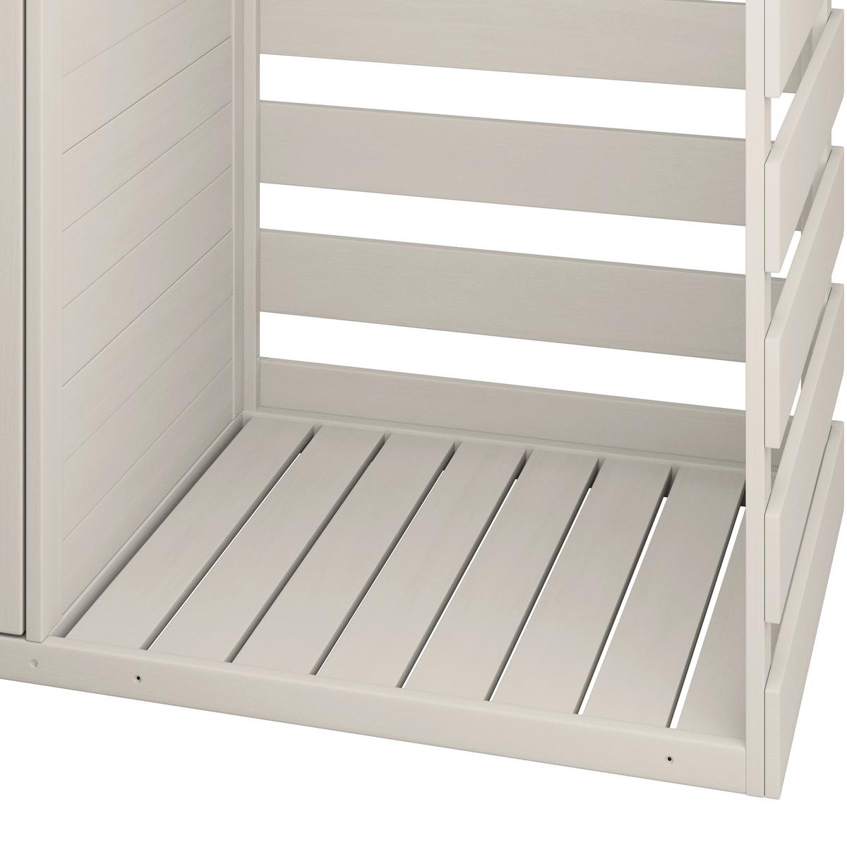 NÁŘAĎOVNA VERA - bílá, Moderní, dřevo (130/55/180cm) - Bessagi Garden