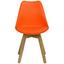 Stuhl-Set Woody 4-Er Set Orange - Naturfarben/Orange, MODERN, Holz/Kunststoff (48/83/48cm) - Livetastic Stuhl-Set Woody 4-Er Set Orange - Naturfarben/Orange, MODERN, Holz/Kunststoff (48/83/48cm) - Livetastic