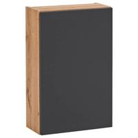 Hängeschrank Kopenhagen B: 40 cm Grau/Eiche Dekor - Eichefarben/Grau, KONVENTIONELL, Holzwerkstoff (40/64/20cm) - Held