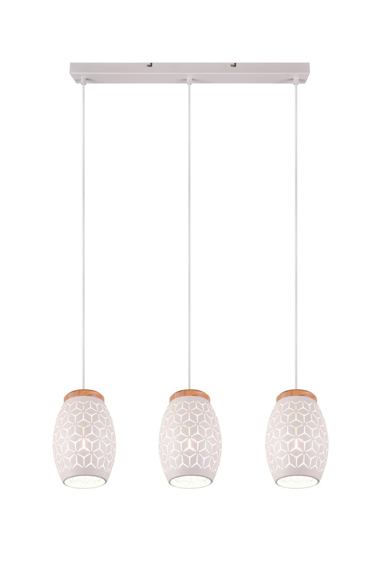 Hängeleuchte R31573031 Bidar - Weiß, KONVENTIONELL, Metall (71/15/150cm)