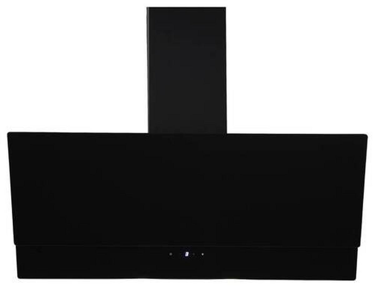 Kopffreihaube Respekta Nika Stahl/glas Schwarz B: 89,5 Cm - Schwarz, Trend, Glas/Metall (89,5/34,5-109,5/38,5cm) - Respekta
