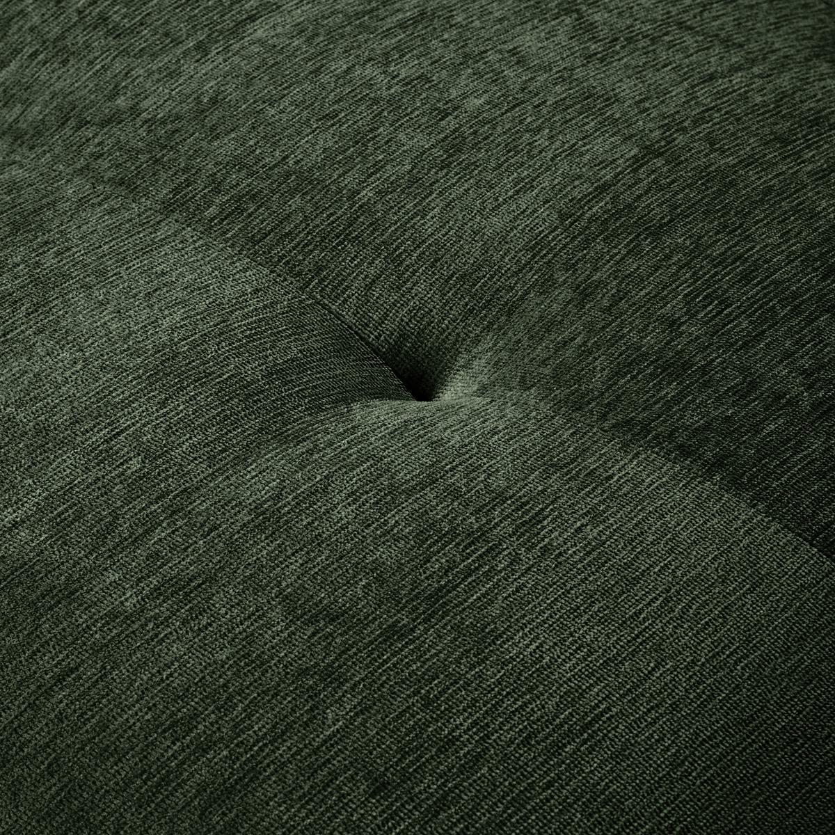 Bigsofa Fluffy, Dunkelgrün B: 285 Cm - Dunkelgrün/Schwarz, MODERN, Textil (285/87/184cm) - Trendmanufaktur