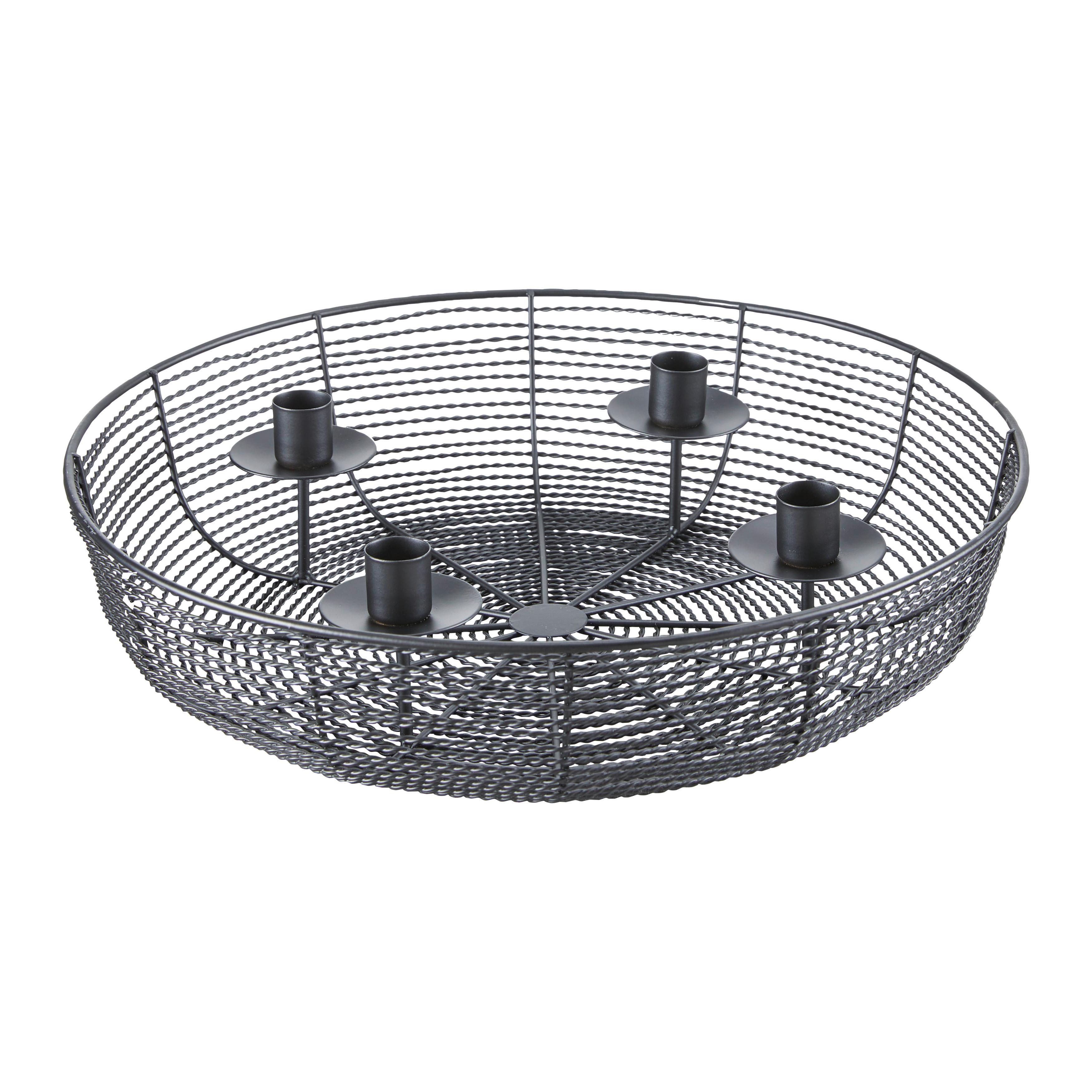 Stojan na svíčky MATILDA - Moderní, kov (36/8cm)