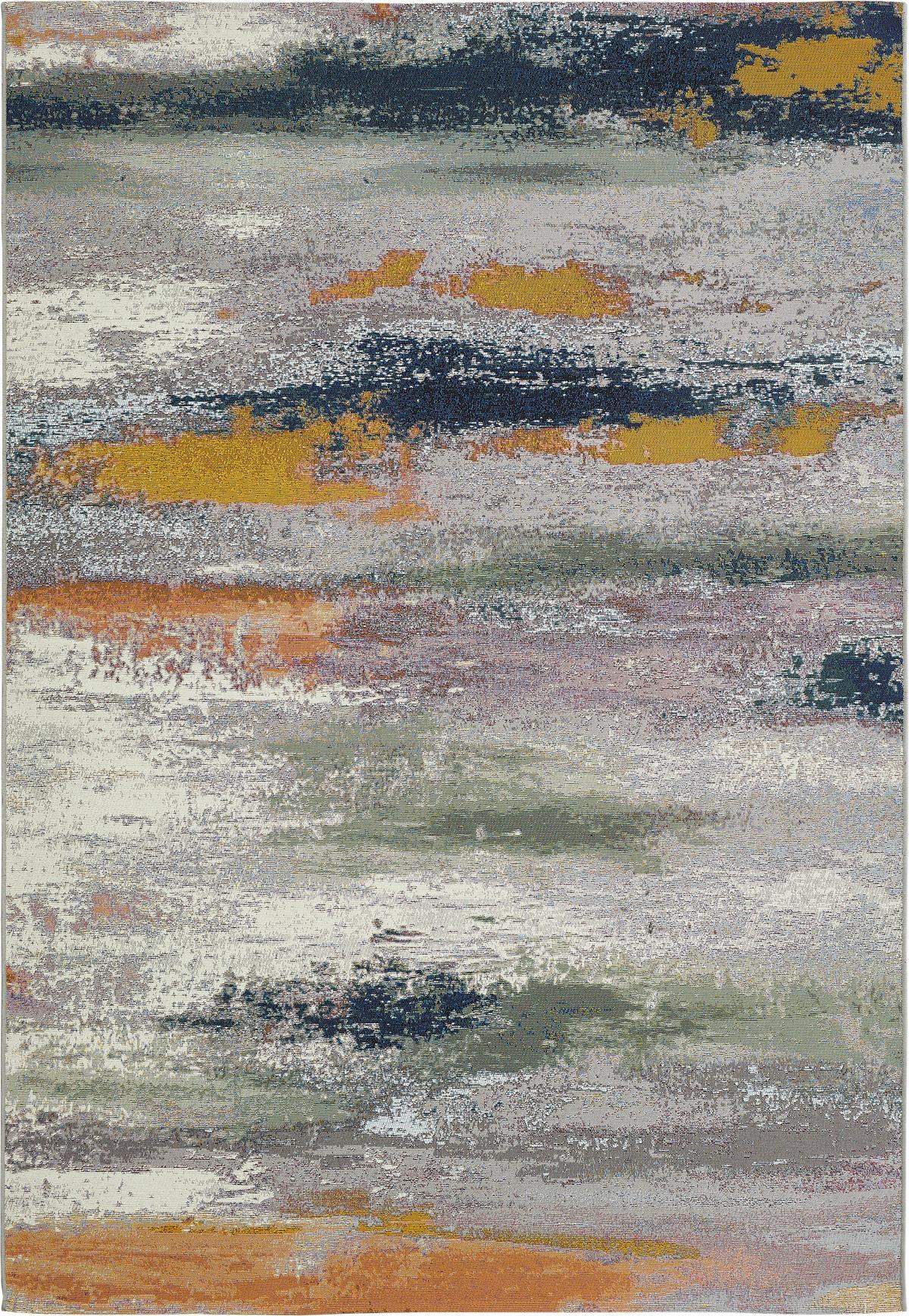 KOBEREC TKANÝ NA PLOCHO PORTLAND - vícebarevná, plast (120/170cm)