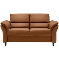 3-Sitzer-Sofa Cavoli, Cognac B: 192 cm - Cognac/Schwarz, MODERN, Textil (192/90/89cm) - Livetastic