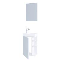 Gästebad Lumia - Weiß, MODERN, Glas/Keramik (40cm) - MID.YOU