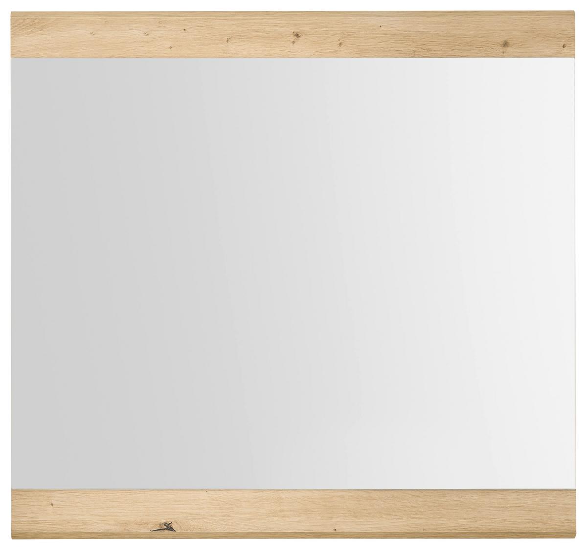 Wandspiegel Nola Eiche Artisan B: 80 Cm - Eiche Artisan, Design, Glas/Holzwerkstoff (80/75/2cm) - MID.YOU