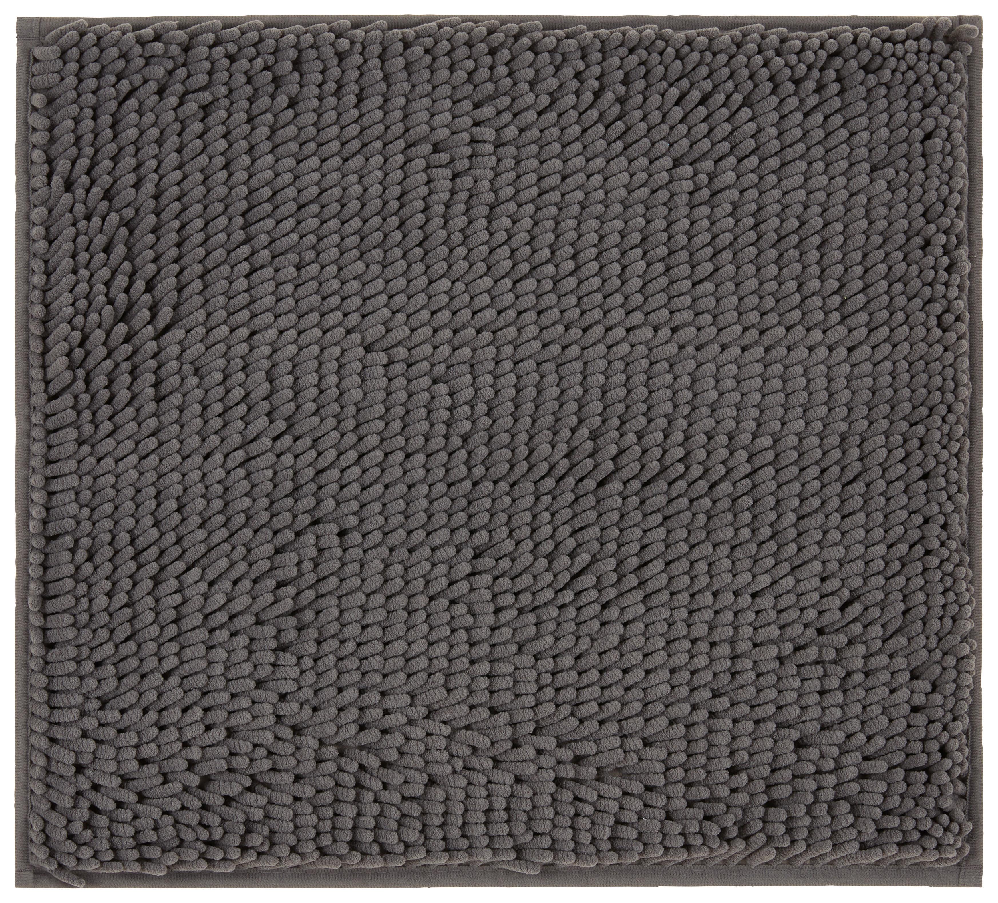 WC-Vorleger Liliane - Anthrazit, KONVENTIONELL, Kunststoff (45/50cm) - Ondega