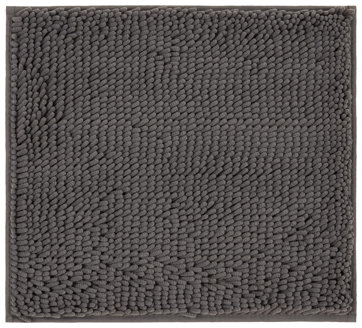 WC-Vorleger Liliane - Anthrazit, KONVENTIONELL, Kunststoff (45/50cm) - Ondega