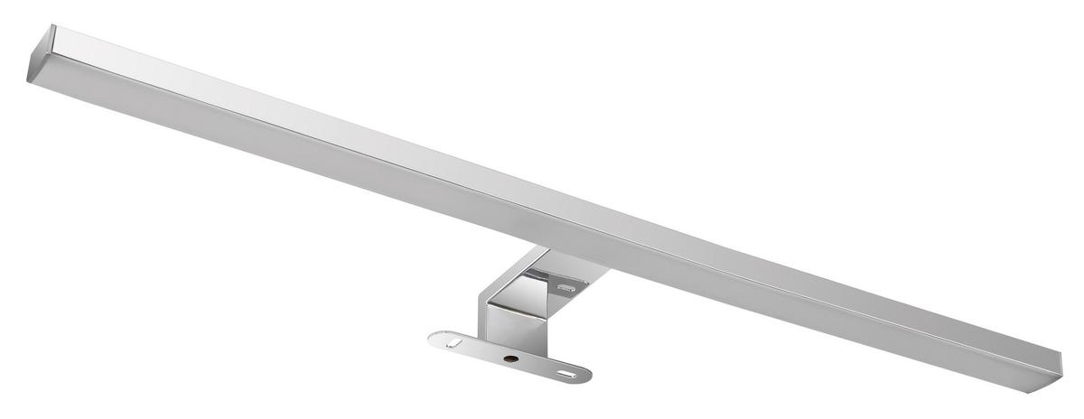 LED-Wandleuchte 41923c - Chromfarben/Opal, Design, Kunststoff/Metall (60/12/4cm) - Globo