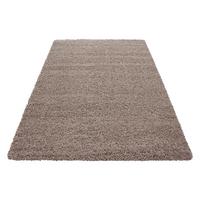 Hochflor Teppich Braun/Beige Life 240x340 cm - Beige/Braun, Trend, Textil (240/340cm) - Novel