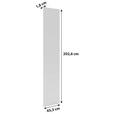 Schranktür Unit B: 45 cm Normalhöhe Weiß mit Rahmen - Weiß, MODERN, Holzwerkstoff (45,3/202,6/1,8cm) - Ondega