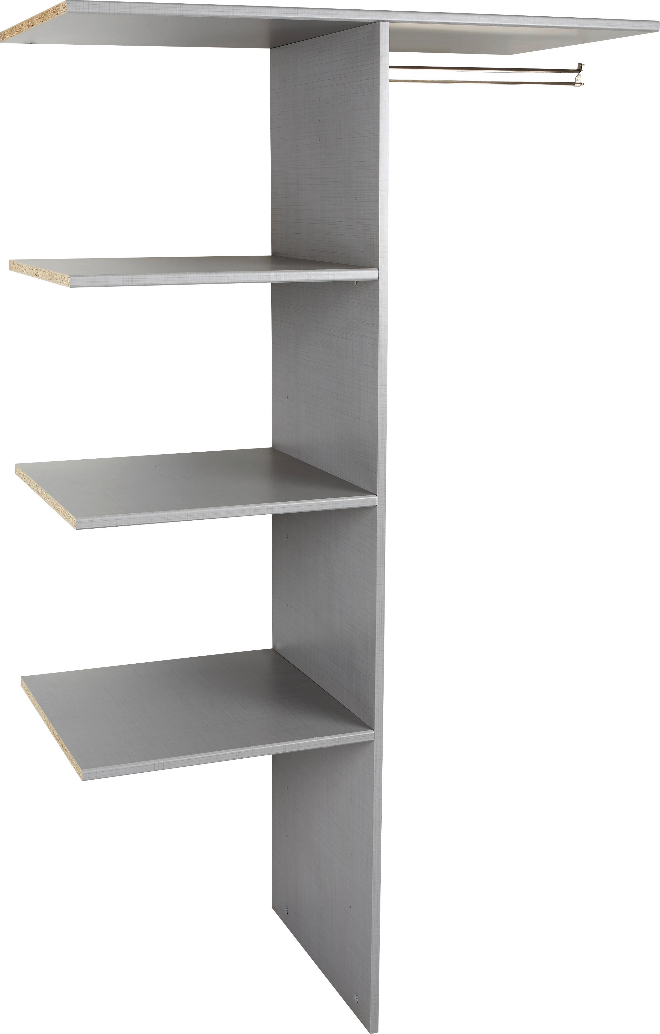 VNÚTORNÉ ČLENENIE ESCAPE, LEVEL 36 A - sivá, Modern, drevo/kompozitné drevo (100/160/50cm)