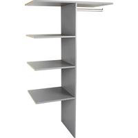 VNITŘNÍ ČLENĚNÍ ESCAPE, LEVEL 36 A - šedá, Moderní, dřevo/kompozitní dřevo (100/160/50cm)