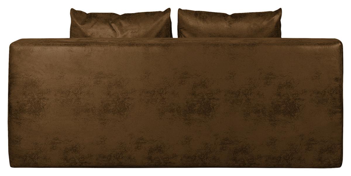Schlafsofa Dingo, Braun B: 202 cm - Dunkelbraun/Braun, Design, Textil (202/85/110cm) - MID.YOU
