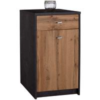 KOMODA 4-YOU YUK02 - barvy dubu, Moderní, kompozitní dřevo (50/85,4/34,6cm)