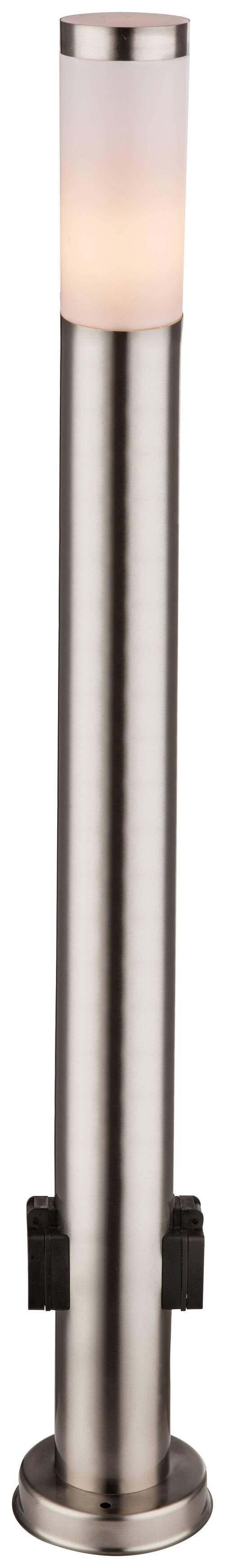 Led Außenleuchte  Kled 9 Watt Edelstahl - Opal, Basics, Kunststoff/Metall (12,7/110cm) - Globo