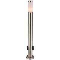 Led Außenleuchte  Kled 9 Watt Edelstahl - Opal, Basics, Kunststoff/Metall (12,7/110cm) - Globo