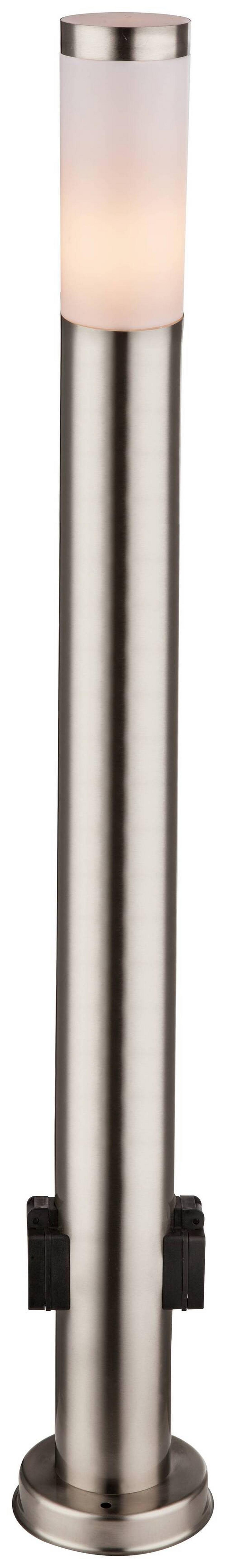Led Außenleuchte  Kled 9 Watt Edelstahl - Opal, Basics, Kunststoff/Metall (12,7/110cm) - Globo
