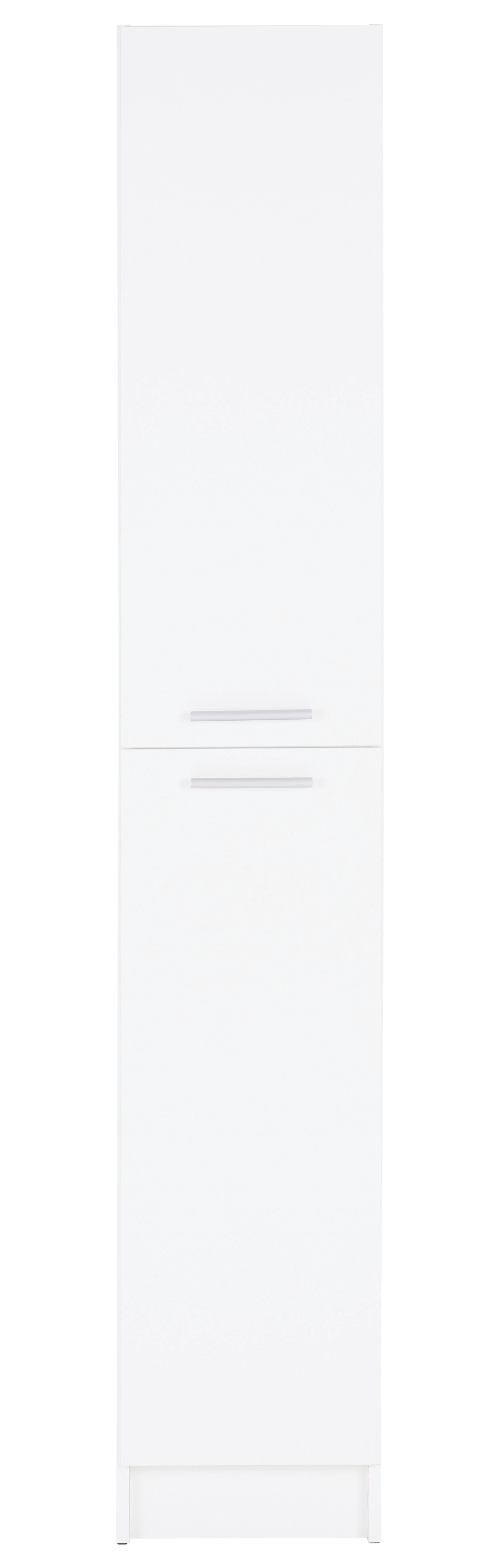 VYSOKÁ SKRINKA MX 175 - VERONA VR 11 - biela/chrómová, Konventionell, kompozitné drevo/plast (32,6/189/32,5cm)