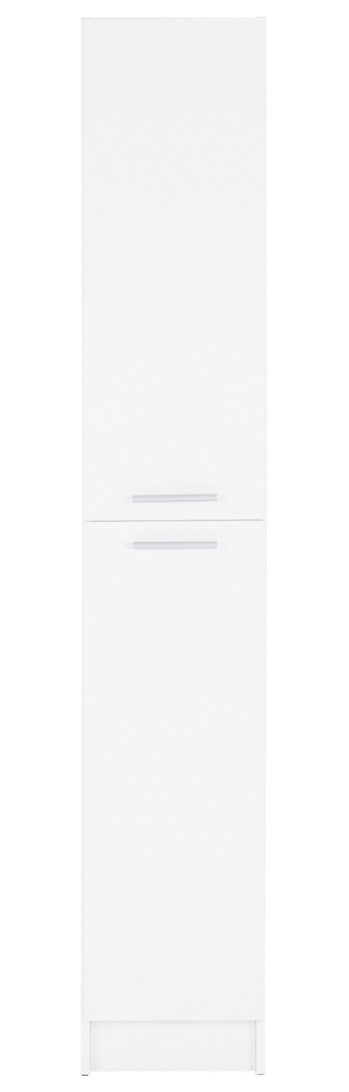 VYSOKÁ SKRINKA MX 175 - VERONA VR 11 - biela/chrómová, Konventionell, kompozitné drevo/plast (32,6/189/32,5cm)