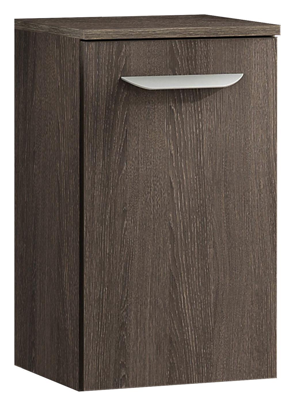 Midischrank Lavella B: 35cm Eiche Dekor - Eichefarben, MODERN, Glas/Holzwerkstoff (35,5/59/32cm) - Fackelmann