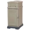 Paketbox mit Pflanzaufsatz Simplay Hide Away H: 98,1 cm - Hellbraun, Basics, Kunststoff (56,5/42,5/98,1cm)