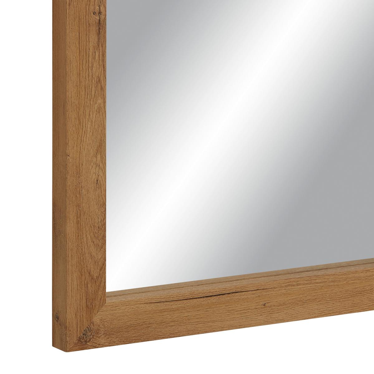 NÁSTENNÉ ZRKADLO TINA - farba duba, Konventionell, kompozitné drevo/sklo (50/160/3,5cm) - Mömax