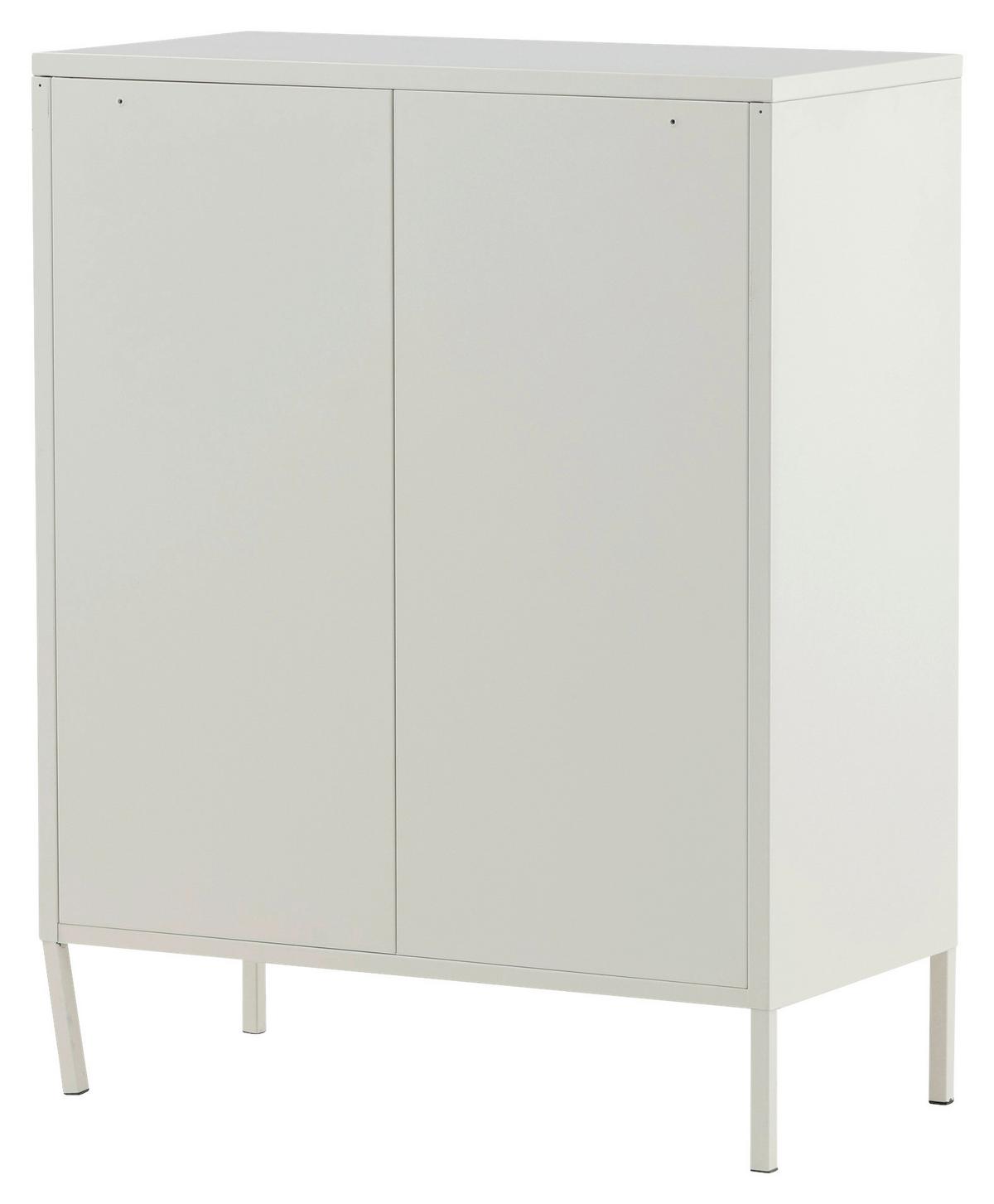 Sideboard Misha - Beige, Design, Metall (80/101,5/40cm) - Livetastic