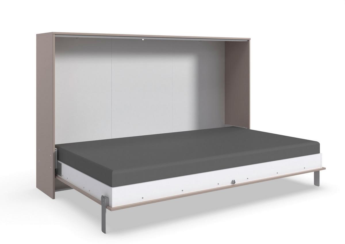 Schrankbett Juist Sahara Lf: 120x200 cm - Sahara, KONVENTIONELL, Holz/Holzwerkstoff (120/200cm) - MID.YOU