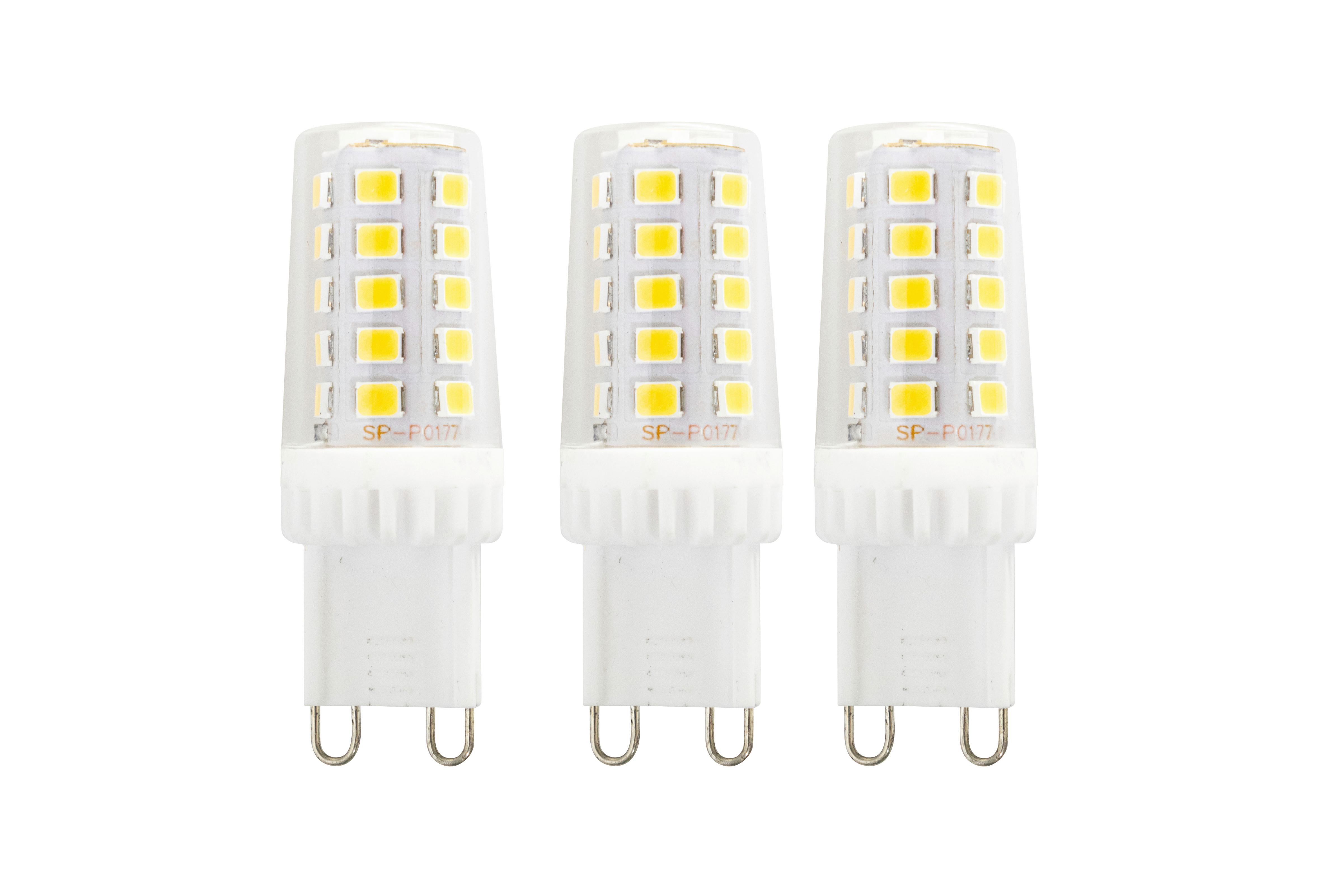Led Izzó 3,5w/g9 - fehér/átlátszó, Basics, műanyag/fém (1,6/4,9cm)